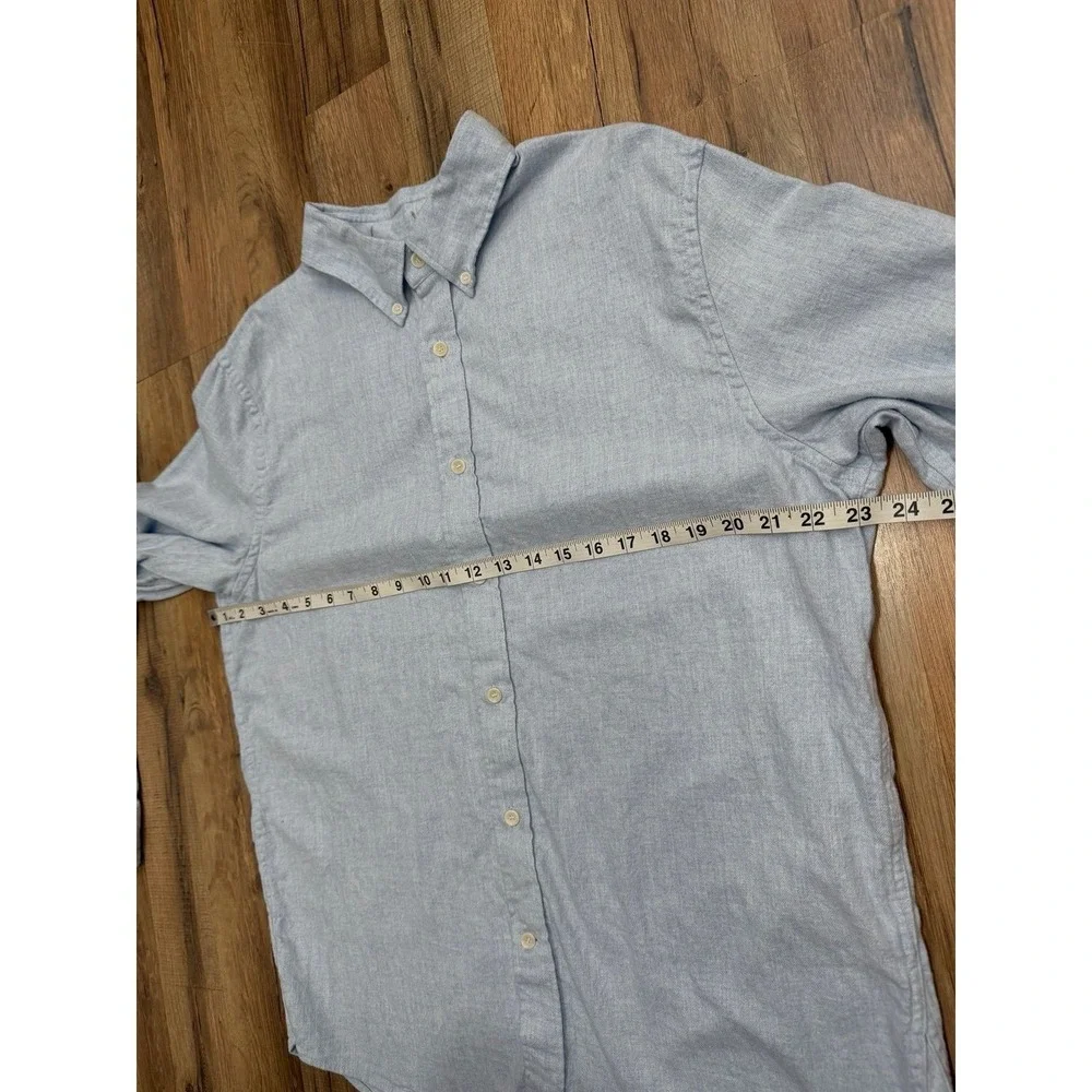 Banana Republic Men's Light Blue Button Down Shirt Large‎ Standard Fit Cotton